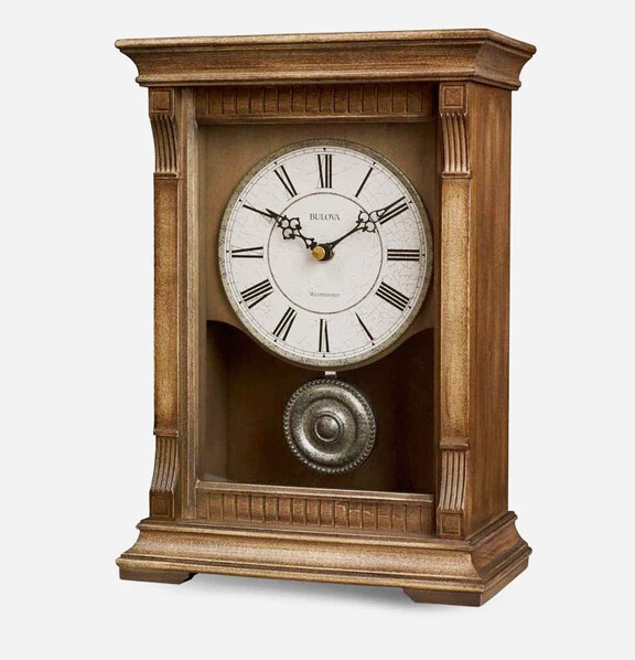BULOVA MANTEL CLOCK - "WARWICK III" - CLOCK,   B7663 - Image 1 of 1