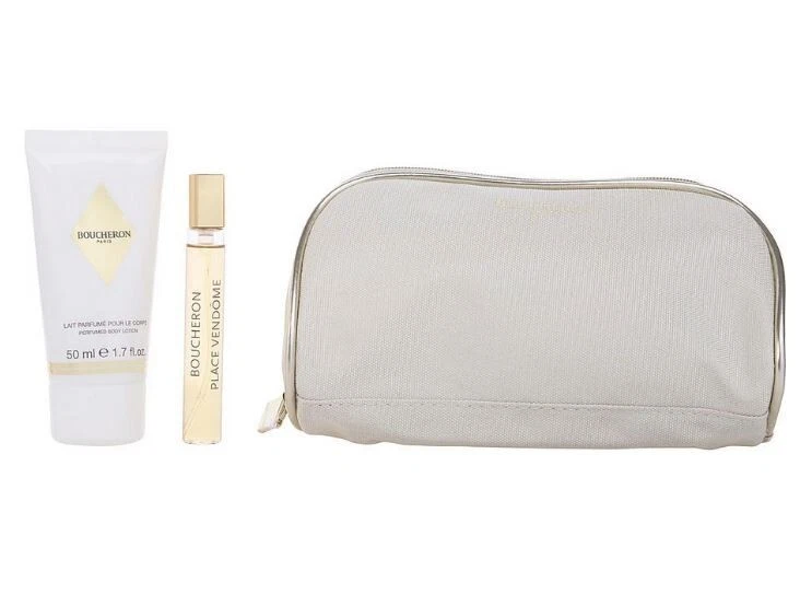 BOUCHERON PLACE VENDOME for Women 3 pc MINI SET 0.25 oz EDP Spray + LOTION + BAG - Image 1 of 1