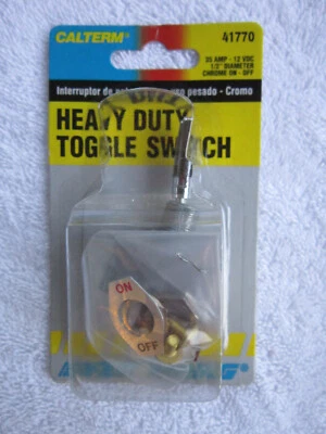Calterm - Heavy Duty Toggle Switch [On - Off] (Part # 41770) **NEW** Fast Wiring - Image 1 of 4