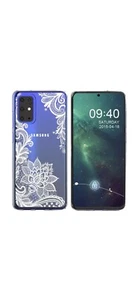 Crystal Clear White Lace Samsung S20 Plus Hülle - Bild 1 von 1