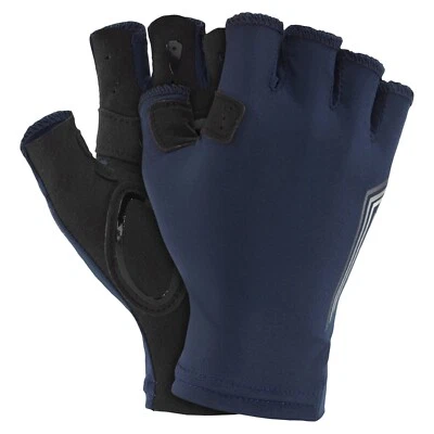 NRS Boater's Gloves - Open-Finger Gloves - NAVY
