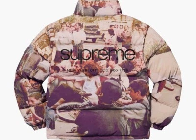 Chaqueta de plumón reflectante Supreme Lafayette multicolor talla pequeña nueva con etiqueta Foto 1 de 4