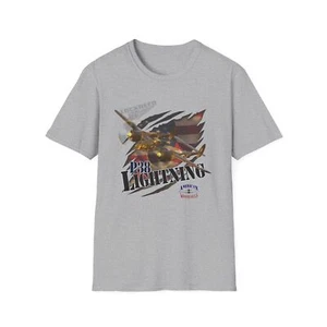 American Warbirds P38 Lightning Unisex Tri-Blend Crew-T-Shirt - Bild 1 von 16