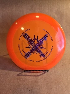 Dynamic Discs Lucid Sheriff Distance Driver 173g Orange Dbl Stamp USED No Ink - Picture 1 of 4