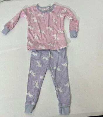 Jessica Simpson 2 piezas. Pijama manga larga estampado unicornio niñas pijama talla 18 meses Foto 1 de 4