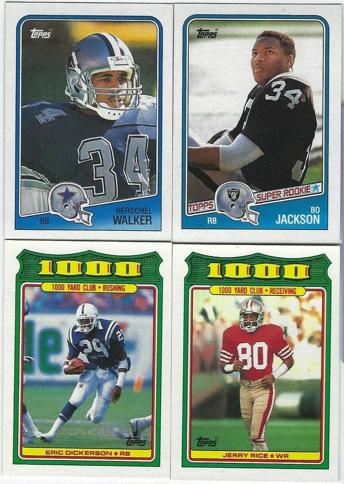 1988 Topps Football Part 2 #201-396 & 1,000 Yd Club Complete Your Set - You Pick - Image 1 of 1