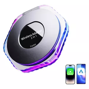 Wireless Carplay AI box Android Auto Adapter Converter - Picture 1 of 12