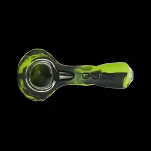 Eyce Hand Pipe Spoon Proteck Alien Glass&Silicone 4.5” - Creature Green - Picture 1 of 5