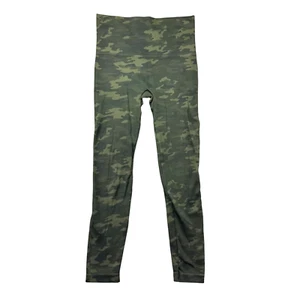 SPANX Leggings Women's Small Green Look At Me Now Seamless Camo Stretch Pants - Picture 1 of 10