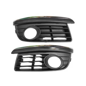 Front Grills Bumper Fog Lights Cover Lamp Frame Trim For VW Jetta MK5 2006-2010 - Picture 1 of 6