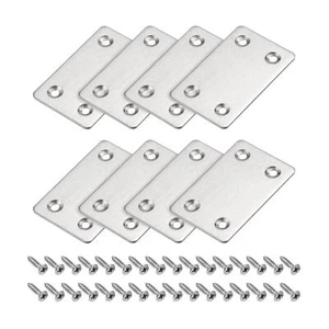 Plano Recto Soporte Reparación Placa 60x38x1,5mm Inoxidable Acero Soporte, 8uds - Imagen 1 de 5