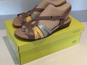 Hotter Sandals Minorca - Minor Flint Combi Size 6.5 Summer Holiday New In Box - Foto 1 di 10