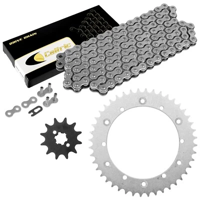 Комплект приводной цепи и звездочек для Yamaha It175 1980-1983 / It200 1984-1986 - Изображение 1 из 4