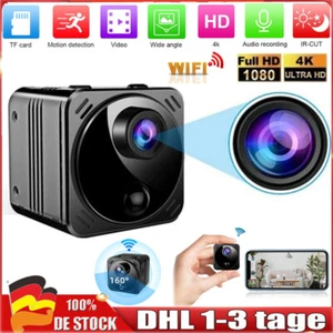 Mini Kamera 4K WLAN Überwachungskamera Live Übertragung Handy APP Wifi Kleine DE - Bild 1 von 17