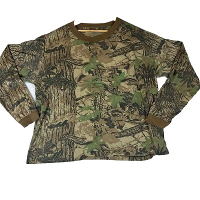 Vintage Realtree Adult T-shirt 2XL Hardwoods Hunter Outdoors Hunting - Image 1 of 4