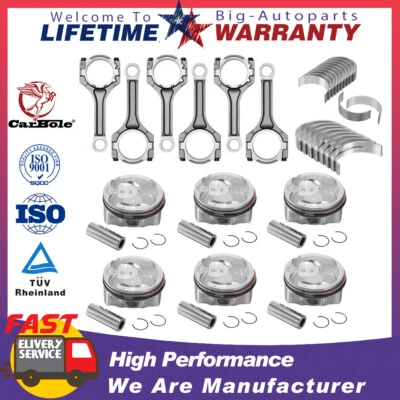 Kit de revisión de reconstrucción de motor G6DH - pistones / varillas para Hyundai Santa Fe Kia 3,3 L Foto 1 de 4