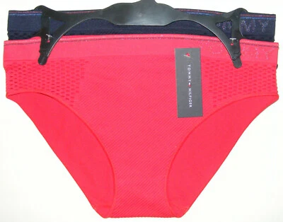 Tommy Hilfiger 2 Pack Seamless Bikini Size S Breathable Cooling Fishnet Detail - Image 1 of 2