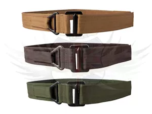 Kombat Militare Rigger Cintura, Resistente Acciaio Fibbia, Btp , Verde, Nero, - Foto 1 di 11