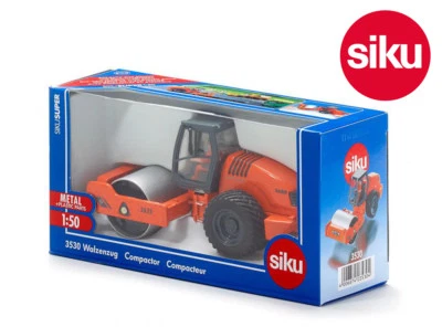 Siku 3530 Hamm 3625 Hammtronic Compactor Roller+ Operator DieCast 1:50 Model Toy - Image 1 of 2
