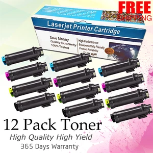 12 S2825 2825 3 Sets CMYK Farbtoner für Dell H825 S2825cdn H625 H625cdw H825cdw - Bild 1 von 2