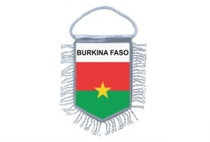 Mini banner flag pennant window mirror cars country banner burkina faso - Bild 1 von 1