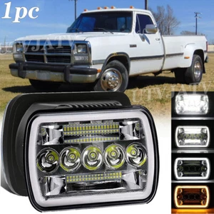 Faro LED de 5x7"" 7x6"" haz alto DRL para Dodge D150 D250 D350 Ram 50 H4 JEEP - Imagen 1 de 12