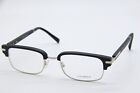 NEW GOLD & WOOD B34.1 BLACK SILVER AUTHENTIC EYEGLASSES 52-20