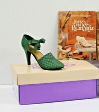 JUST THE RIGHT SHOE by RAINE 1998 Green Heel SUMPTUOUS QUILT 25013
