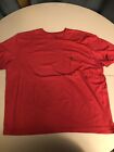 Vintage Polo Ralph Lauren T-Shirt 100% Cotton Red 2XL XXL From 2012-2013