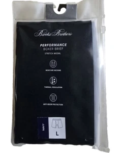New Brooks Brothers Performance Modal Boxer Brief Navy Color Size Large 38-40 - Picture 1 of 2