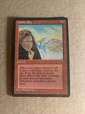 1x Winter Sky MTG Homelands LP Magic Regular - Image 1 of 2