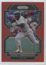 2022 Panini Prizm Tier II Red Prizm Rickey Henderson #157 HOF