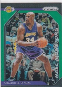 SHAQUILLE O'NEAL Panini GREEN PRIZMS VARIATION Basketball Card SHAQ $$ LAKERS! - Bild 1 von 2