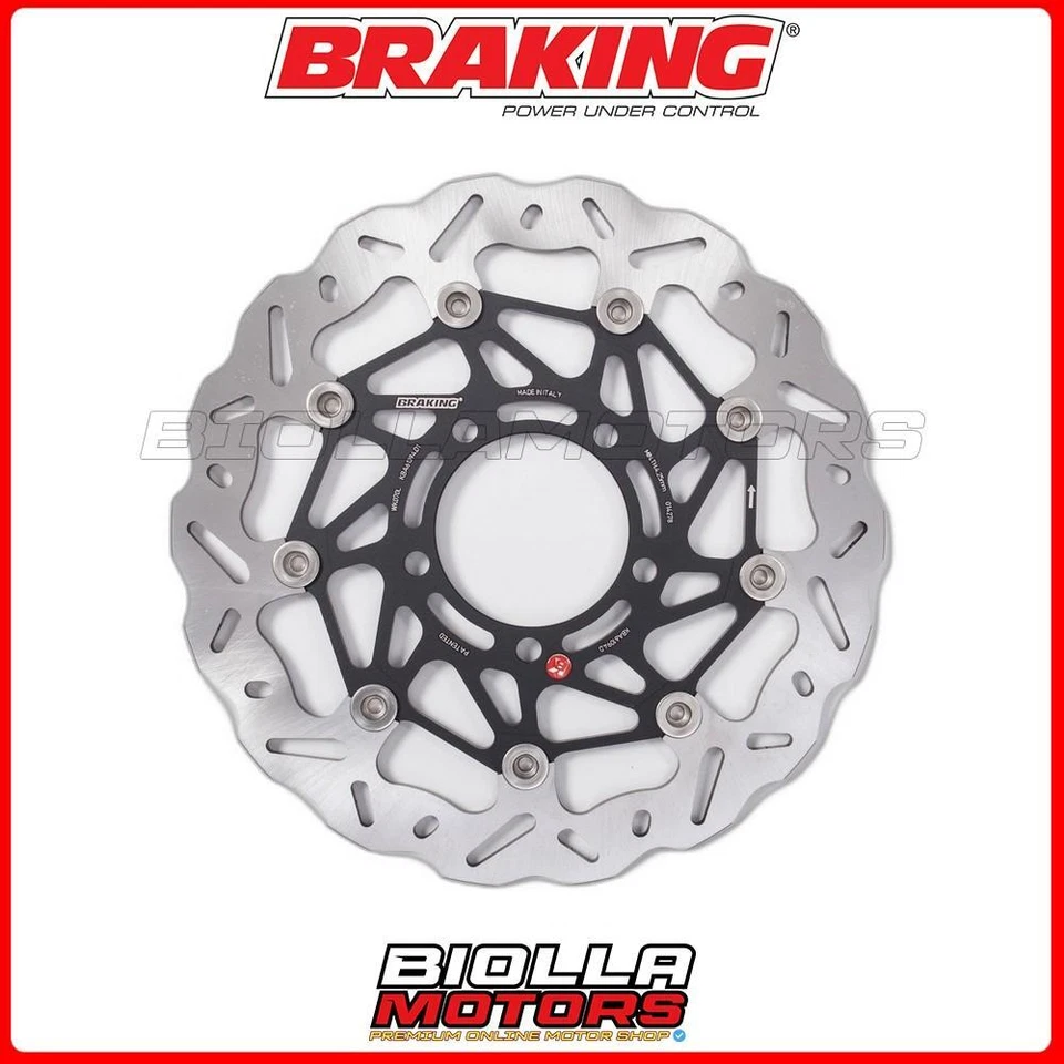 WK070L DISCO FRENO ANTERIORE SX BRAKING KAWASAKI VERSYS 1000 2014 - WAVE FLOTTAN Foto 1 de 4