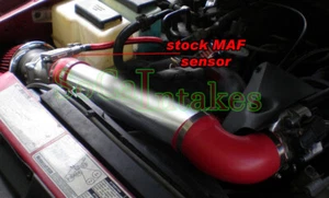 Red Air Intake Kit & filter For 1996-2000 Mazda B4000 4.0L V6 OHV - Picture 1 of 1
