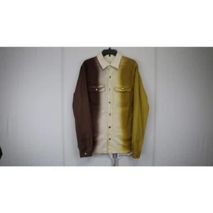 Rick Owens Outershirt in Oxblood/Natural/Sulphate BNWT 48 - Picture 1 of 16