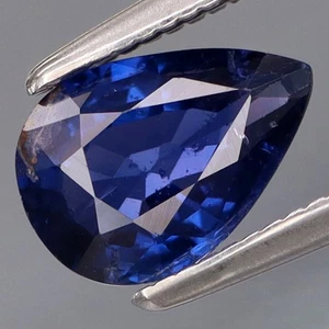 1.17Ct.Ravishing Color Natural Blue UNHEATED Sapphire Tanzania Good Luster! - Picture 1 of 4
