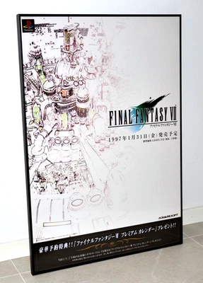 Final Fantasy VII - 7 - Póster promocional B2 - PSone - Squaresoft - Japón 1997 Foto 1 de 3
