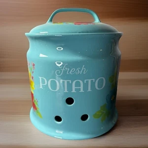 Bote de flores ventosas turquesa cocina de granja para mujer pionera - Imagen 1 de 16