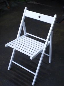 IKEA Terje, 3 Stühle weiß. - Bild 1 von 4