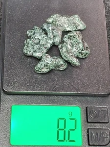 Polierter Michigan Isle Royale Grünstein Chlorastrolit Edelsteine 8,2 Freiform hell - Bild 1 von 10