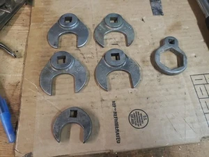6 BONNEY Vintage 1/2" Drive SAE 1-1/2" Crowfoot Open End Wrench Attachment - Bild 1 von 11