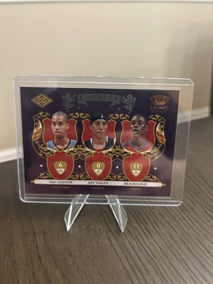 2009-10 Crown Royale Rookie Royalty Eric Maynor Jeff Teague Jrue Holiday #6 RC - Image 1 of 2
