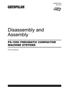 Caterpillar PS-150C VERDICHTER MASCHINENSYSTEM Demontage Montage Service Handbuch - Bild 1 von 1