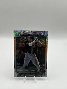 Slade Caldwell 2025 Bowman 1st Chrome Prospects #BCP-21 Mega Box Mojo Refractor - Bild 1 von 2