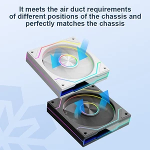 Computer Case Fan Ventoinha ARGB 4pin PWM CPU Cooling Fan 3pin 5v PC Gamer Case - Afbeelding 1 van 15