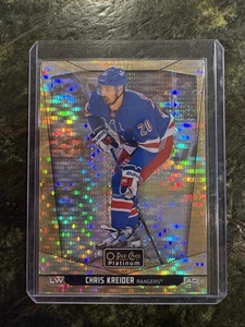 2024-25 O-Pee-Chee Platinum Seismic Gold Chris Kreider Rangers Legend /50 SP - Bild 1 von 2