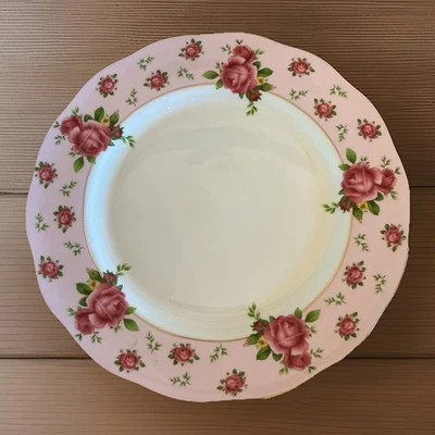 Plato de cena Royal Albert New Country Roses rosa 10 5/8" porcelana fina Foto 1 de 3