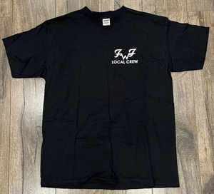 2005 Weezer Foo Fighters Foozer Local Crew Concert Tour Black XL Shirt - Picture 1 of 3