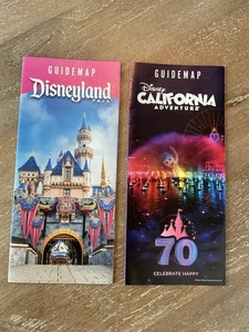 Disneyland Resort Map Guide & DCA Map Guide 70th 2025 - Picture 1 of 2